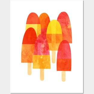 Ice Lollies and Popsicles Food Art Posters and Art